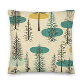 Christmas Tree Pattern Premium Throw Pillow - Cozy Decor, Throw Pillows, $ 55.00, A Moment Of Now™